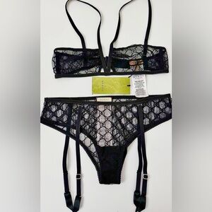 NWT GUCCI GG-Star Lingerie Set